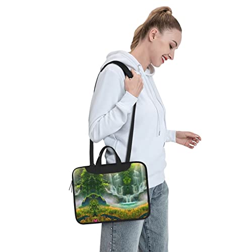 Bolso Tote para Laptop con Estampado Jungle Waterfall miniatura 7