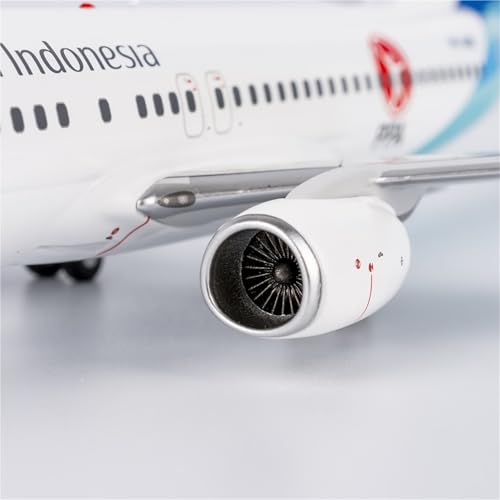 Kit de modelo de avión 1/200 miniatura B737-800 Garuda Indonesia 19CM 7