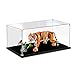 Produktbild Display Box lego Acryl kompatibel mit LEGO 31129 Year of the Tiger Maskottchen die mächtigen Tigerblöcke, staubdichte, transparente Displaybox (kein Bausteinmodell) (3 mm)