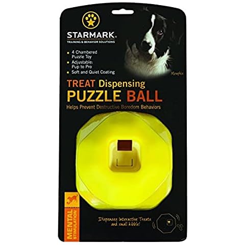 Starmark Treat Dispensing Puzzle Ball Dog Toy Cover