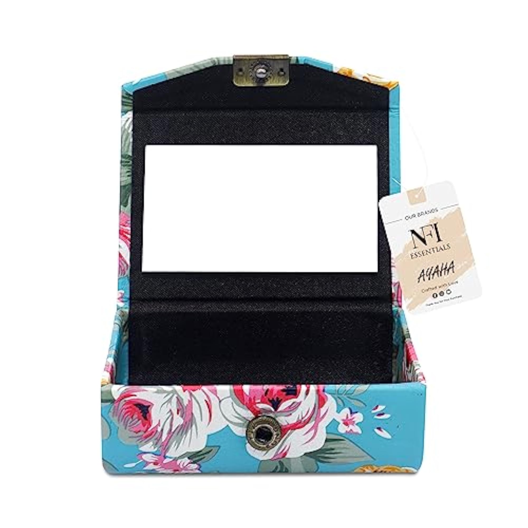 Compact Travel Lipstick Holder Box with Mirror