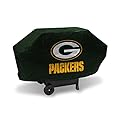Rico Industries NFL Green Bay Packers Green Deluxe Grill Cover Deluxe Vinyl Grill Cover - 68' Wide/Heavy Duty/Velcro Staps