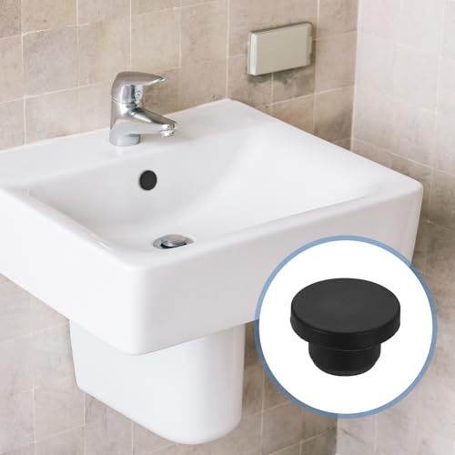 Image of uxcell 15Pcs Silicone Hole Plug, Waterproof Round Rubber Stoppers Bottle Seal Plugs Tube Pipe End Caps for 15mm /0.59 inch Hole for Bathtub Bottle, Black