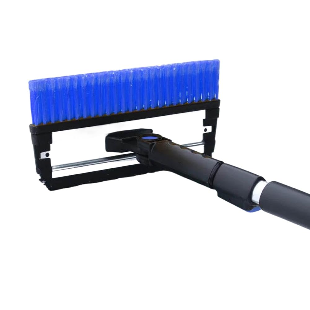 Raschietto per Neve Spazzola per Neve Staccabile Estensione telescopica per la rimozione della Neve Pala per sbrinamento dell'auto Compatibile con Strumenti multifunzionali