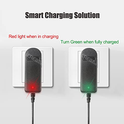 12V DC Power cord for Kids Ride On Car Toys, 12 Volt Battery Charger for Best Choice Products Wrangler SUV Universal Charger Supplies for Trax Dynacraft Jeep ATV Quad Disney Electric Ride-On, 6.6 ft