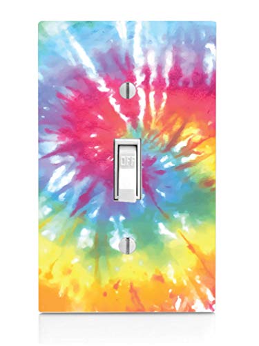 Tie Dye Light Switch Plate