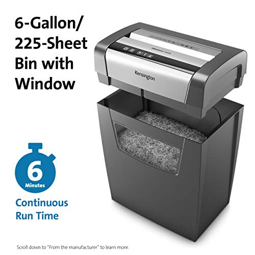 Image of Kensington Shredder - OfficeAssist 10-Sheet Anti-Jam P4 Crosscut Security Shredder (K52075AM)