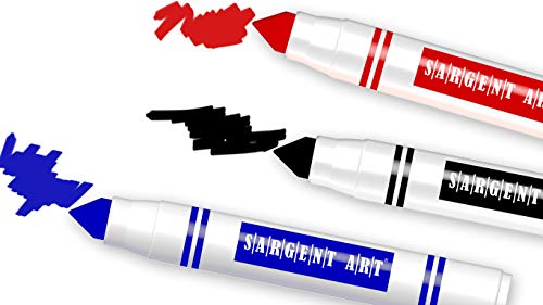 Sargent Art 200-Count Broad Tip Classic Marker Class Pack, Best Buy Assortment, 22-1527 #TOP1