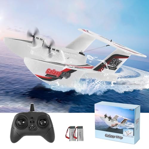 GoolRC RC Plane 3CH Remote Control Airplane for Water Land & Air, Amphibious Triphibian RC Aircraft,...