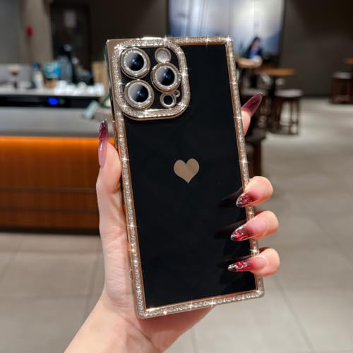 Coque iPhone 13 Pro antichoc souple strass contre les chutes