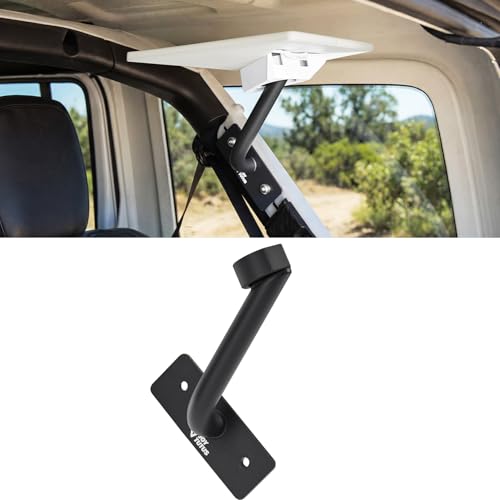 JOYTUTUS Mount for Starlink Mini Compatible Only with 2018–2026 Wrangler 4-Door (JLU) Models (Only for Hard Top) Black