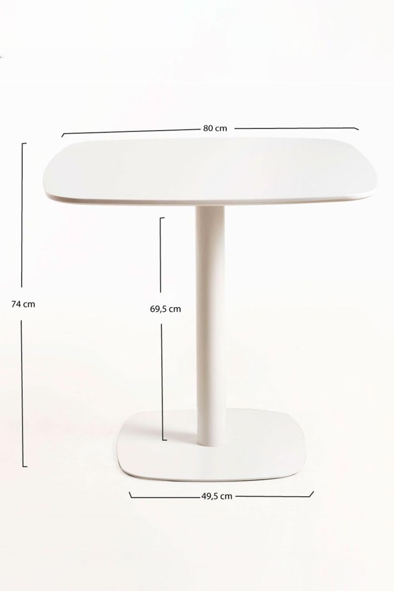 Regalos Miguel - Estilo Nórdico - Mesa Sunset 80 cm - Blanco