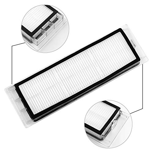 KKmoon Filtros de aspirador de pó robóticos Escovas laterais Kit de escova principal 20pcs Acessório