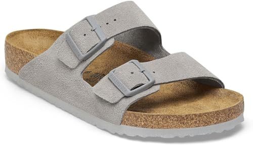 BIRKENSTOCK Arizona Leve Stone Coin, gris, 40 EU