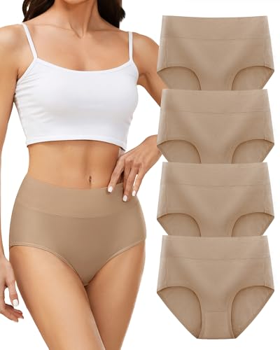 Recopilación de Braguitas para Mujer los 10 mejores. 43 VOENXE Calzones de Mujer Algodon,Cintura Alta Ropa Interior Postparto,Bragas Pantaletas Control Abdomen,Tiro Alto Panties Elástico,Cotton Underwear Women Compresion,Braguitas...