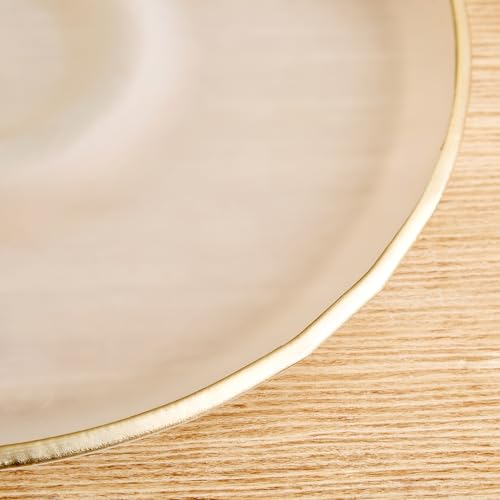 Image of Home Centre |Frostra Hernan Frosted Glass Chip and Dip Platter|Serveware|Serveware|Chip and Dip|Off White