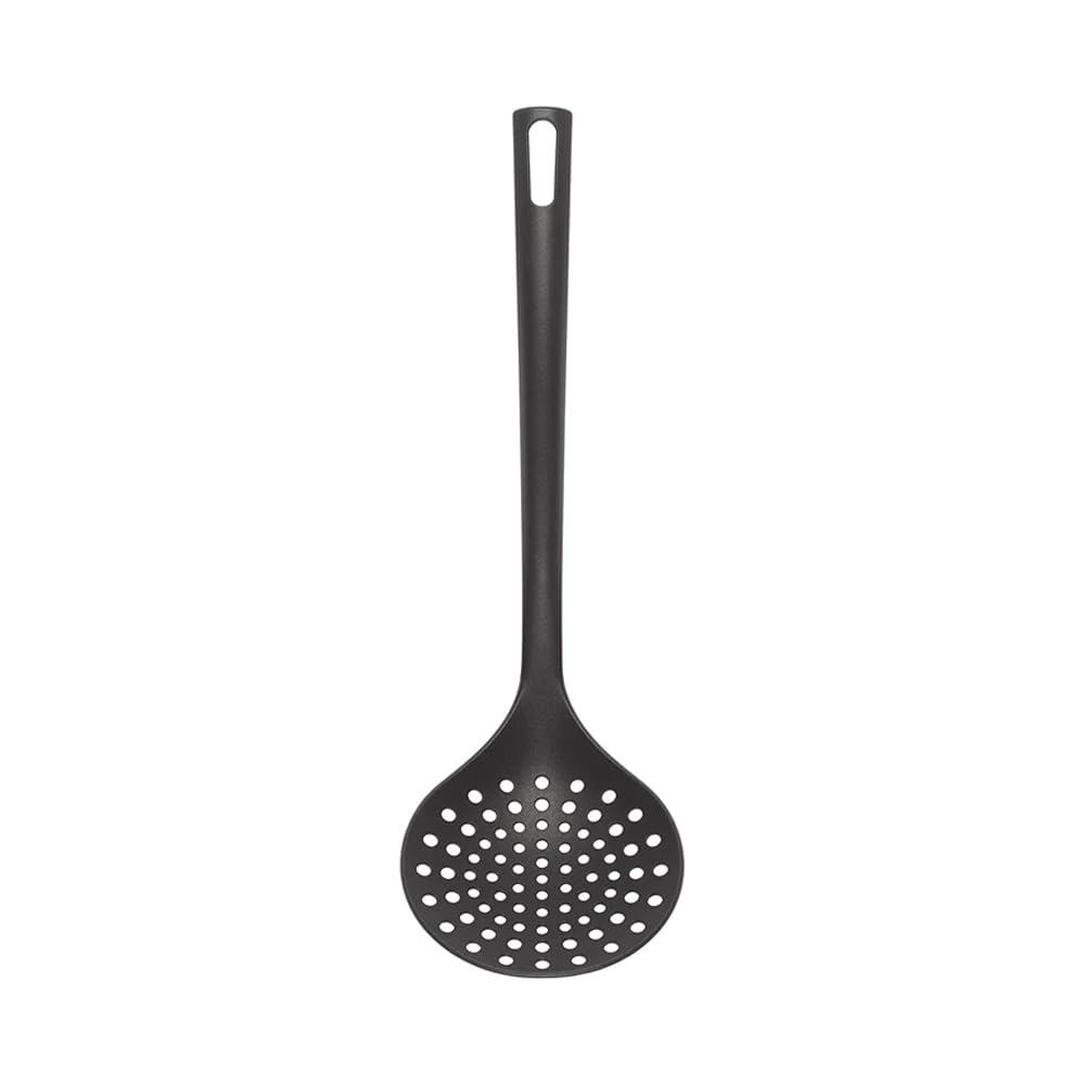 Chef Aid Skimmer de nailon, utensilios de cocina sin BPA para uso con utensilios de cocina antiadherentes, color negro