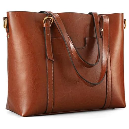 Backpack purse best leather backpacks for women Kattee Vintage Leather Tote Bag