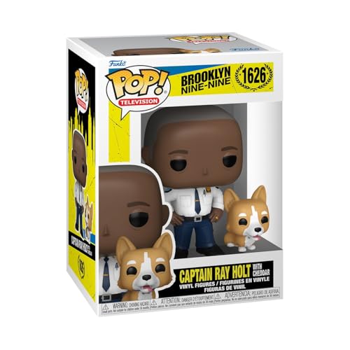 Funko POP&Buddy: Brooklyn Nine Nine - Captain Ray Holt with Cheddar - Collectable Vinyl Figure - Gift Idea - Official Merchandise - for Kids & Adults - TV Fans - Model Figure for Collectors