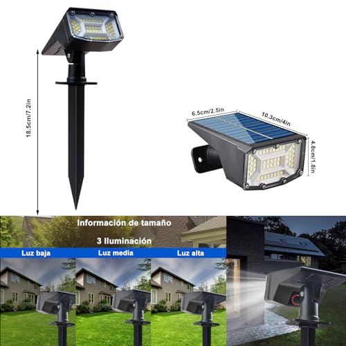 Mejores review On-line Focos solares para jardín Top diez. 17 Imagen adicional