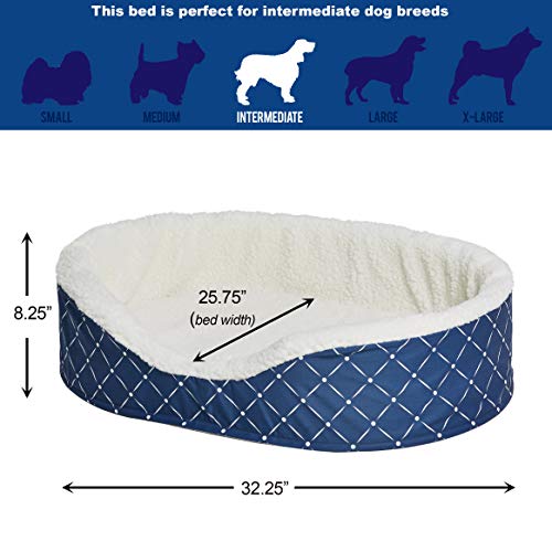 Image of Midwest Homes for Pets CU43MRD inchCouture inch Orthopedic Cradle Pet Bed for Dogs & Cats, Large