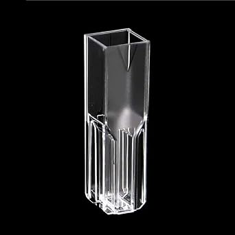 Cuvette 1.5ml / 2.5ml Spectrophotometer Semi Micro Plastic Cuvettes Light Path 10 mm Wavelength Range 340750nm 100 EA