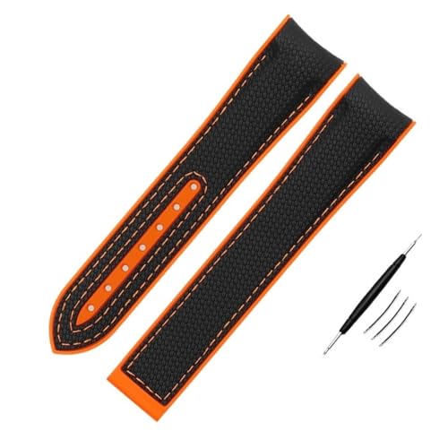 Bracelet de montre en silicone incurvé pour remplacer bande usée