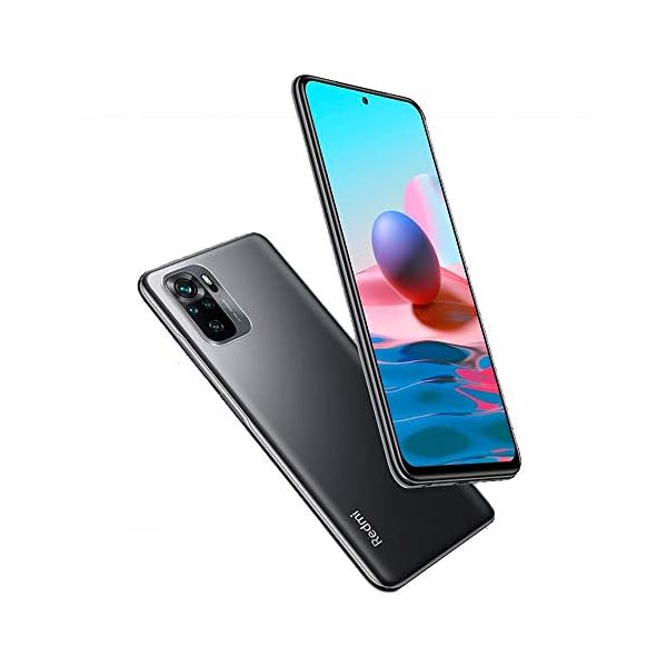 Xiaomi Redmi Note 10 | 128GB 4GB RAM | GSM LTE Factory Unlocked Smartphone | International Model (Onyx Gray)