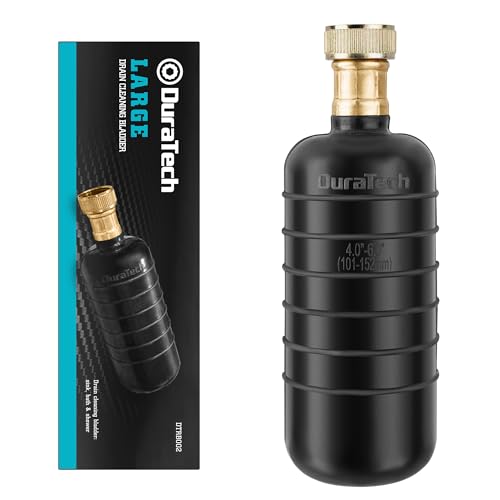 DURATECH Drain Bladder, Large Drain Cleaning Bladder, Fits 4" to