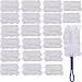 SYXLS Piumino per Pulizia Senza Pelucchi, Spazzola per Spolverino in Microfibra con Asta, per la Pulizia di Ventilatori a Soffitto, Persiane, Auto, 1 Manico Lungo + 20 Packs de Remplacement