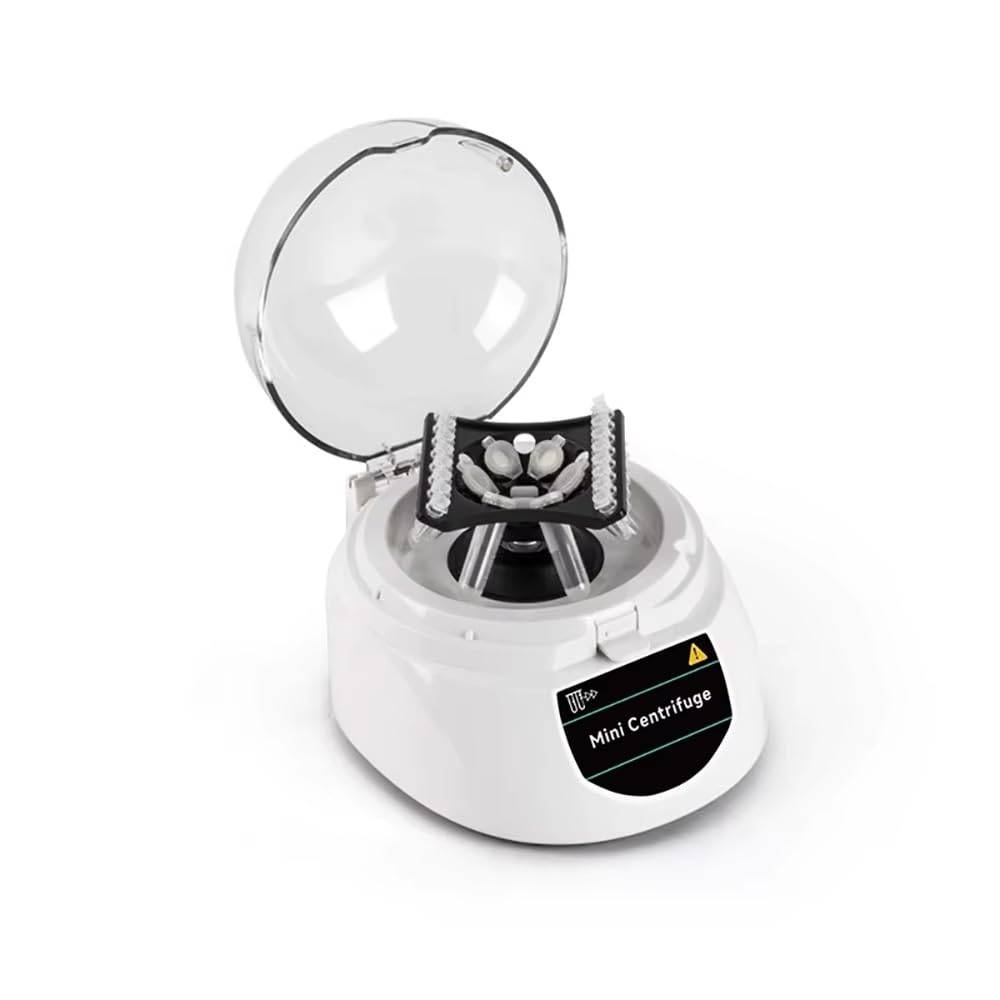 Toplionace Mini Centrifugeuse Portable Haute Vitesse 220V CA - Centrifugeuse de Laboratoire Multifonction (4000RPM)