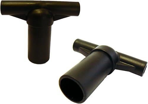 Lot de 2 Capuchons T-Section pour Arceau de Filet de Tram KANGUI