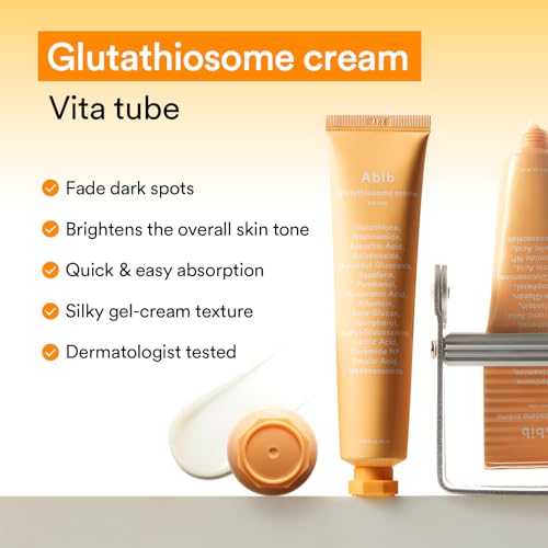 Image of Abib Glutathiosome Cream Vita Tube, Moisturizer for Dull, Uneven Skin 2.53 fl oz