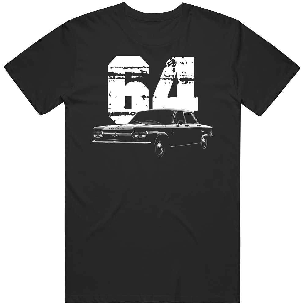 PurpleMonkeyTees1964 Chevy Corvair Front Three Quarter View with Year T Shirt