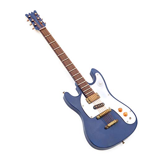 Atyhao Miniature Guitare, 7.1in en Bois Mini Guitare électrique modèle avec Support Instrument de Musique modèle Hobby… - Les Beatles, Paul McCartney, John Lennon, RIngo Starr, George Harrison Atyhao Miniature Guitare, 7.1in en Bois Mini Guitare électrique modèle avec Support Instrument de Musique modèle Hobby… – Image 7