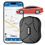 TKMARS GPS Tracker Car Tracker Magnet Anti-theft Real-Time Tracker Device 5000mah Battery GPS Locator Waterproof for Vehicle Car Truck No Subscriptiob TK905