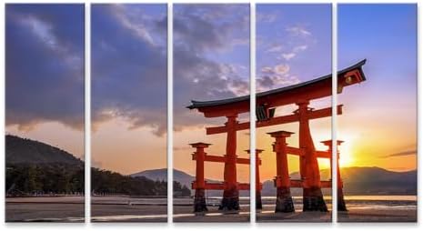 islandburner Prime Imagen sobre lienzo Torii Puerta al atardecer ...