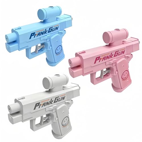 3Pcs Wasserpistolen Set Prank Gun Wasserpistole Wasserspritzpistole Wasserpistole Spielzeug mit hoher Reichweite Witzige Lustige Geschenke für Outdoor Sommer Pool Garten Jungen Mädchen