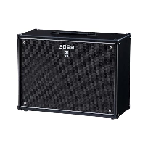 BOSS Katana Cabinet 212 | Pantalla de altavoz para el cabezal Katana-Head | Máximo rendimiento sonoro y gran resistencia | Dos altavoces de 12 pulgadas a medida | Panel trasero desmontable