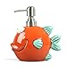FORLONG FL3016 Ceramic Bathroom Accessories Set, 4 Piece 3D Nemo Fish Seashell Starfish Octopus Bathroom Ensemble Set with Toothbrush Holder, Toothbrush Cup, Soap Dispenser, Soap Dish