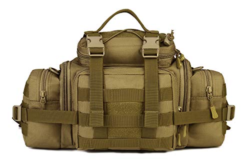Große Hüfttasche Taktischer Militärstil Bauchtasche wasserdichte Molle System Gürteltasche für Outdoors