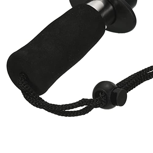 PATIKIL Fish Lip Gripper, Stainless Steel Straight-shape Handle Fish Grip Grabber Holder for Fishing Black - Image 4