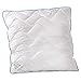 PROCAVE TopCool - Ropa de Cama, cojín con Pespunte, weiß, 80 x 80 cm