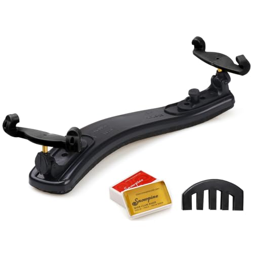 Image of NANYI Violin Shoulder Rest for 4 /4 & 3 /4 Size Adjustable, rosin & mute -Set