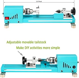 Wood Lathe Mini Multipurpose Lathe Machine Lathe Cutting Polishing Professional Lathe Tool Kit