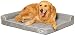 PetFusion BetterLounge Dog Bed w/solid orthopedic Memory Foam, Waterproof liner & YKK zippers. (Medium / Large & XL). Easy clean, removable microsuede cover also available separately. 1 yr WARRANTY