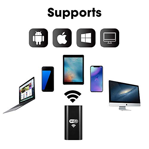 Wireless Endoscope Wifi Inspection Camera Usb Endoscope 2.0Mp Hd Borescope 2 In 1Flexible Snake Camera Waterproof Tube Drain Pipe Camera With 8 Led For Ios Samsung Android Iphone Windows-16.4Ft(5M) #TOP5