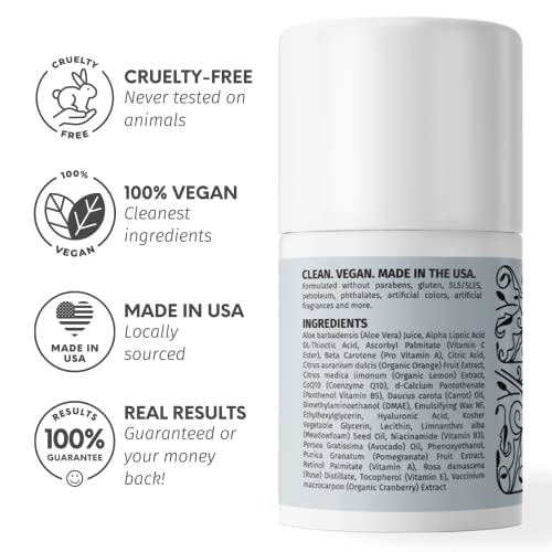 Lilyana Naturals Face Moisturizer - Facial Skin Care Product For Dry Skin And Dark Spot Brightening - Moisturizer Face Cream For Women And Men - Rose And Pomegranate Extracts - 1.7Oz #TOP4