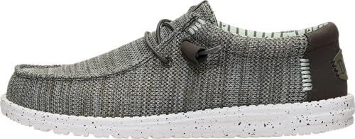Image of HEYDUDE Men's Wally Stretch Sox Slip-On Loafer, Lightweight, Breathable, with Flex & Fold Outsole