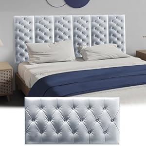 Generic CVBVB66 Gepolstertes Kopfteil Chesterfield-Stil